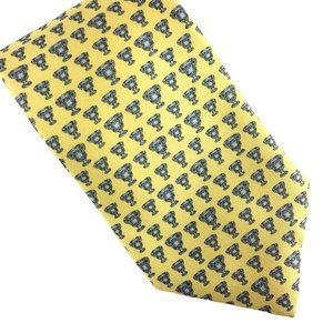 Vineyard Vines Custom Yellow Silk Tie Allstate Sugar Bowl 2011 Trophy Cups